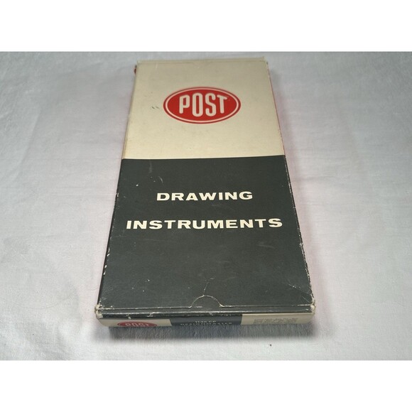 Vintage Post 1146C Collectible Drafting Instruments With Case & Box - Picture 1 of 5